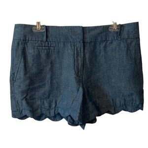 LOFT Riviera Chambray Short 4" Inseam size 6 NWT